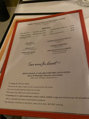 Trattoria Mezzomondo menu 3